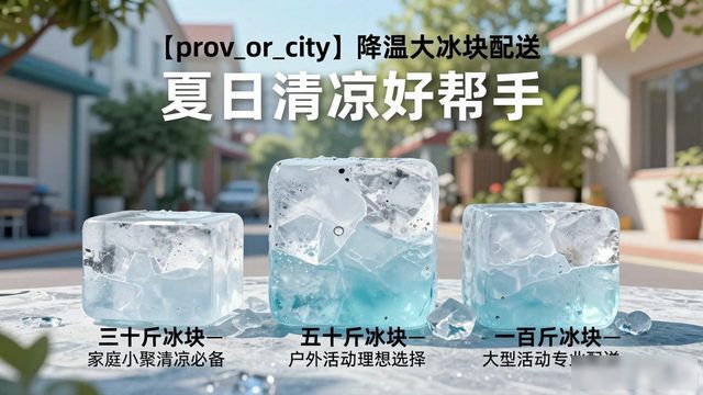 宝安降温大冰块配送 夏日清凉好帮手